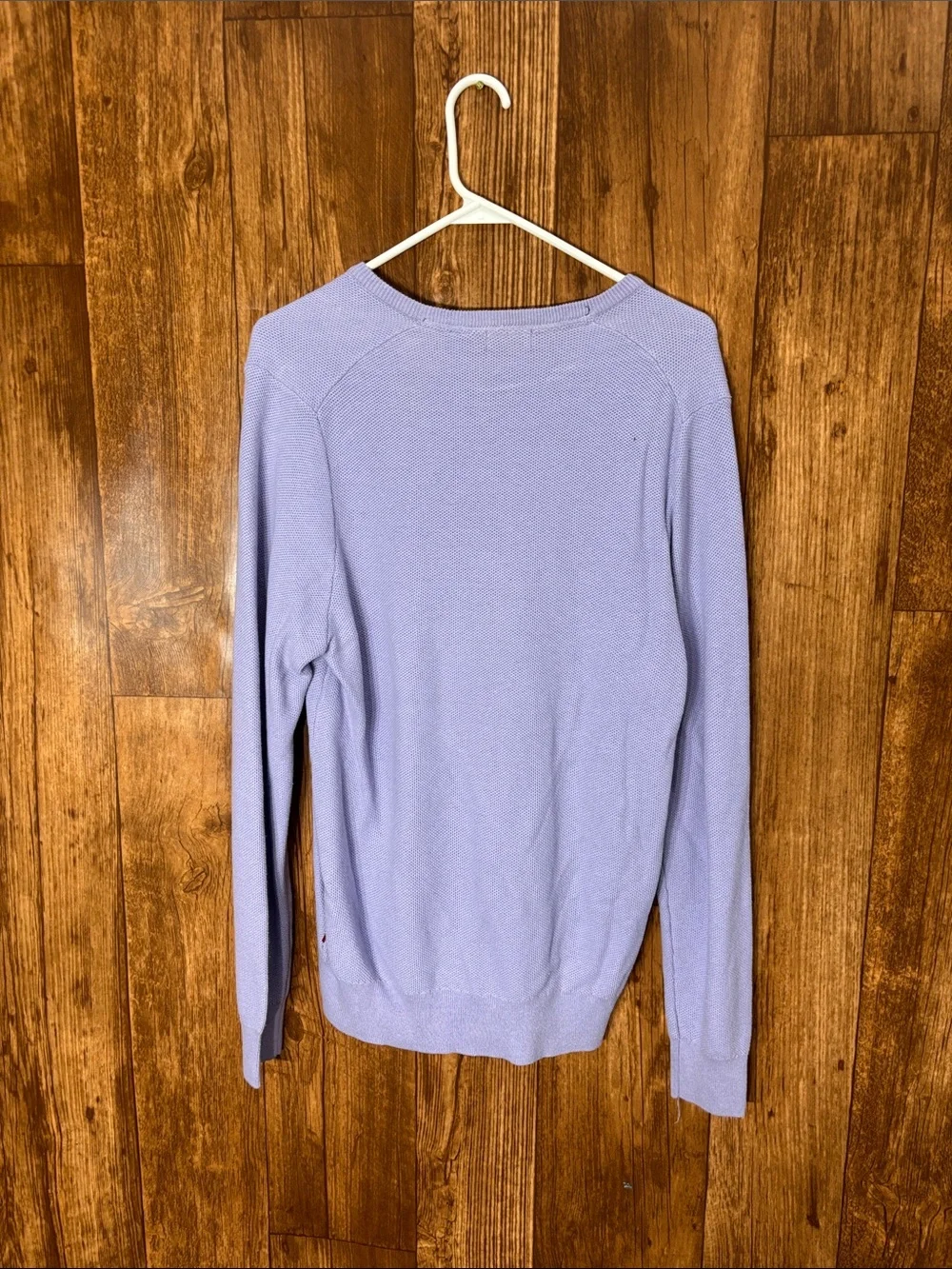 NWT Izod Men’s Lavender V-Neck Lightweight Sweater